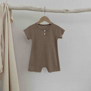 Discover the Comfort and Style of Our Short Sleeve Baby Rompers