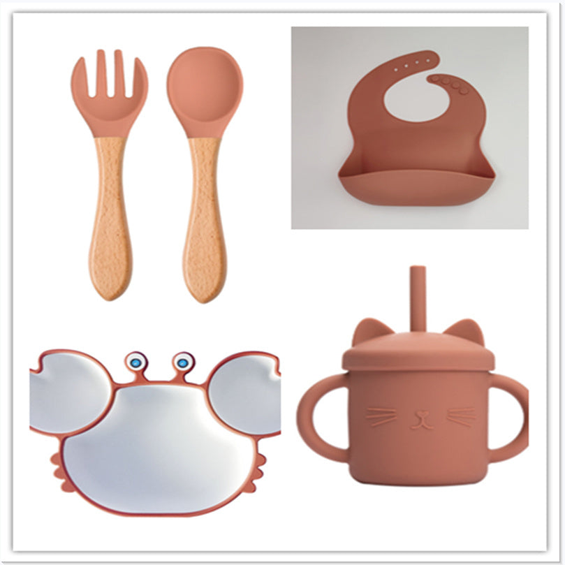 Silicone Baby Dishes Feeding Bowl
