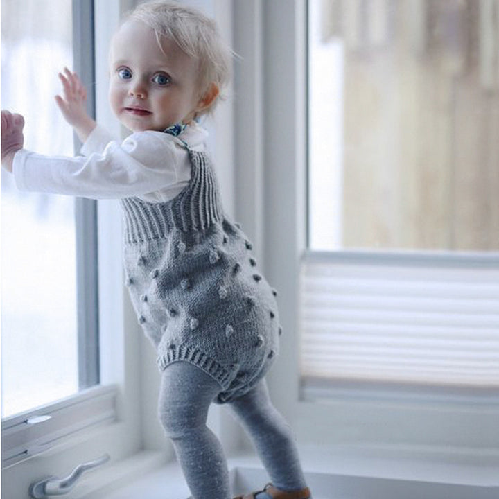 Baby Sweater Romper