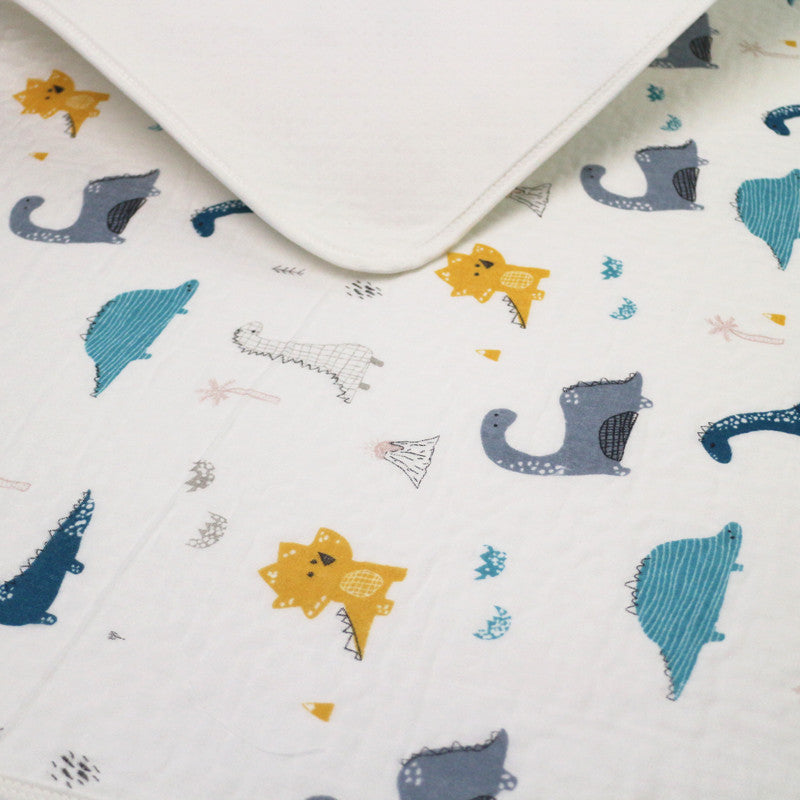 Gauze baby changing pad