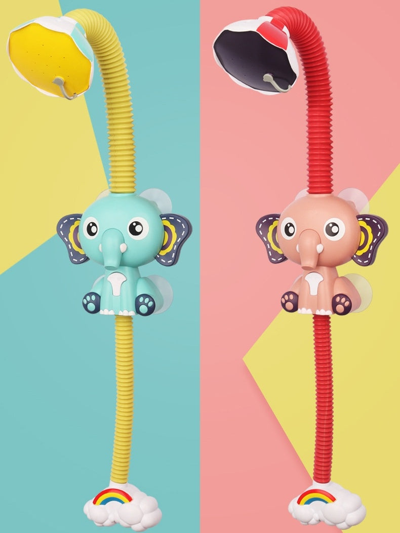 Elephant shower baby toy set