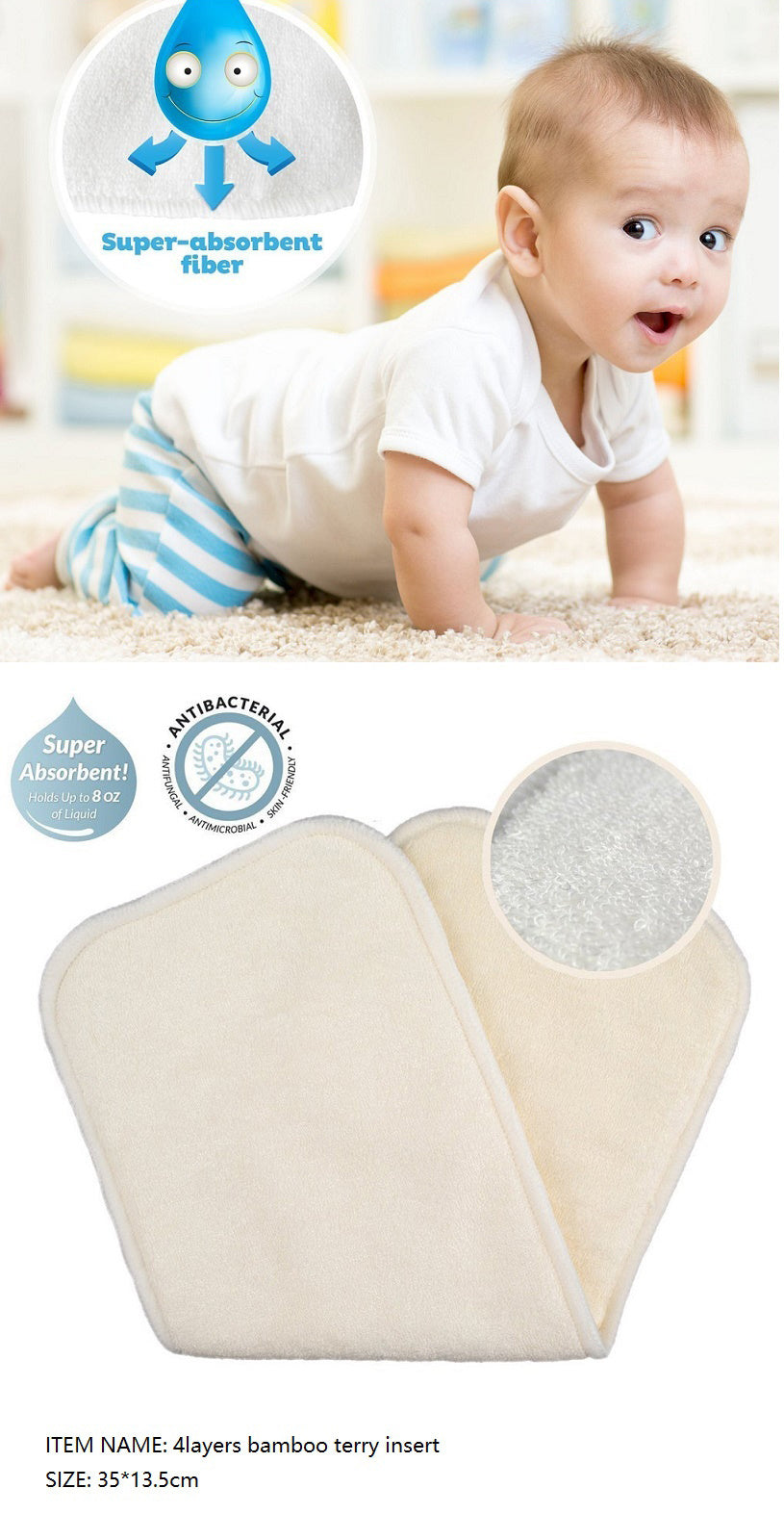 Bamboo Fiber Changing Mat