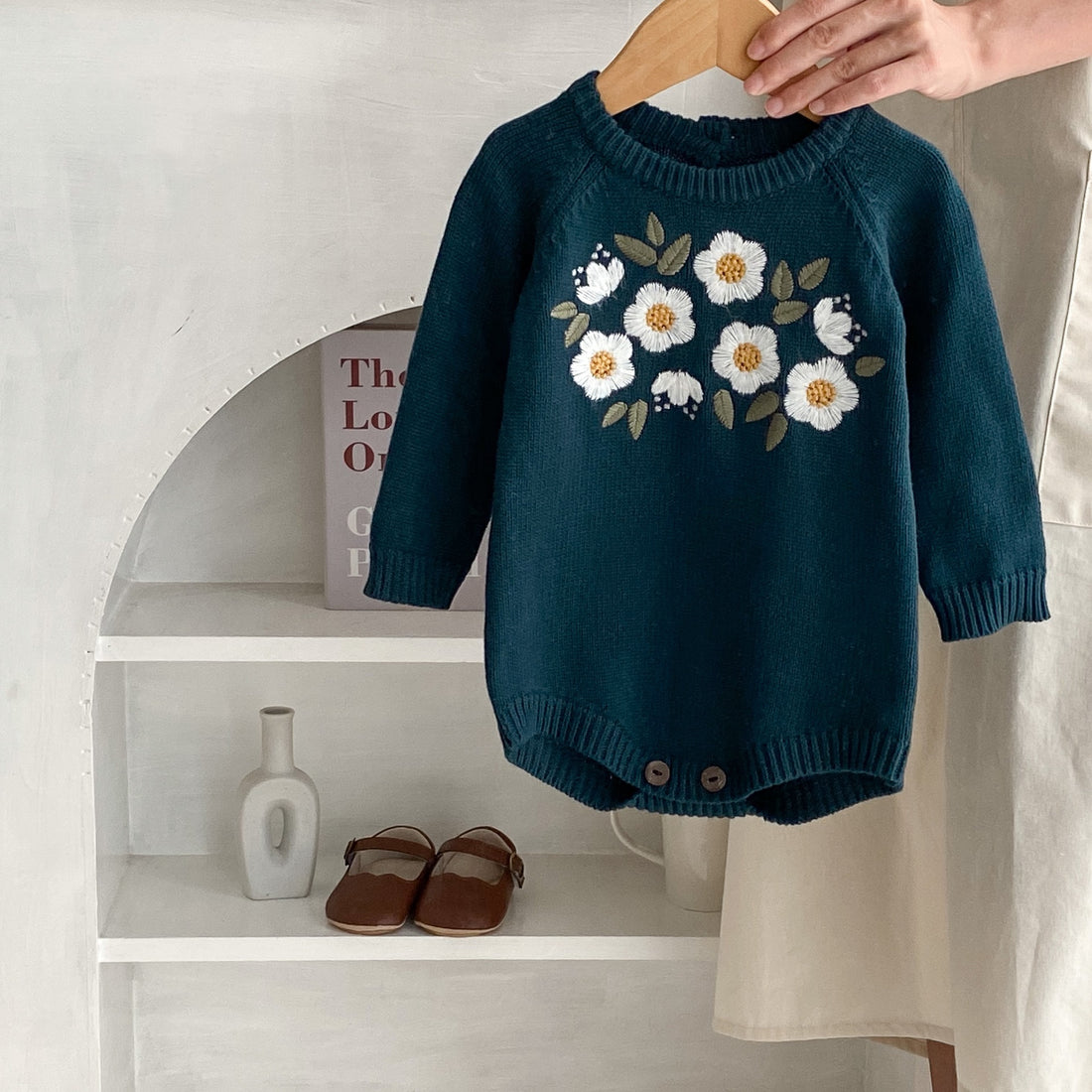 Baby Girl's Triangle Rompers