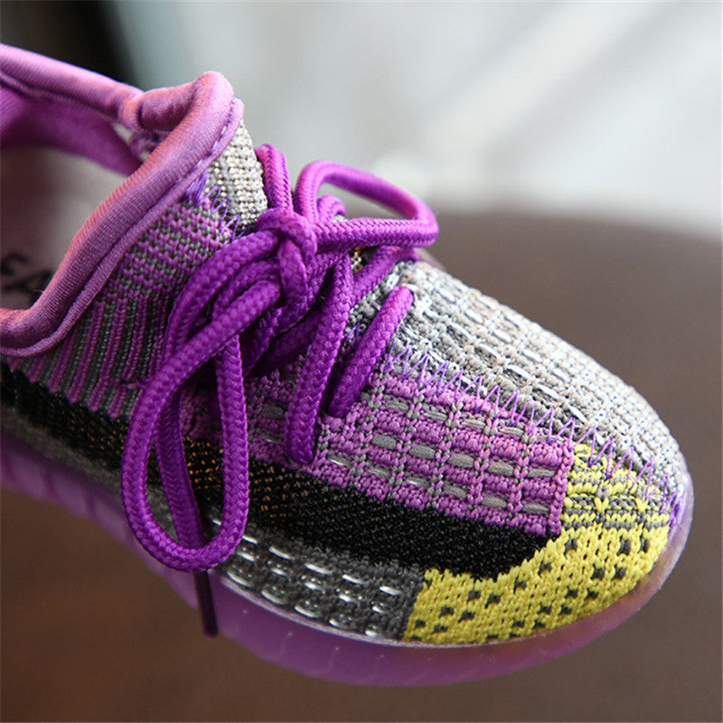 Breathable Flying Weaving Baby Shoes