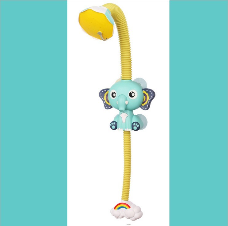 Elephant shower baby toy set