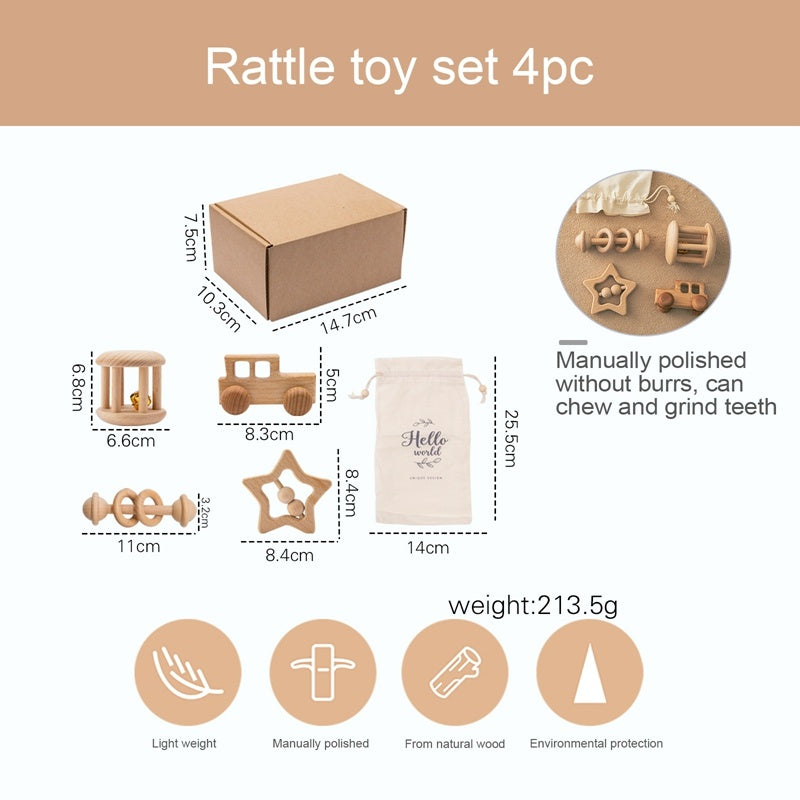 Baby Buggy Hand Rattle Toy Set