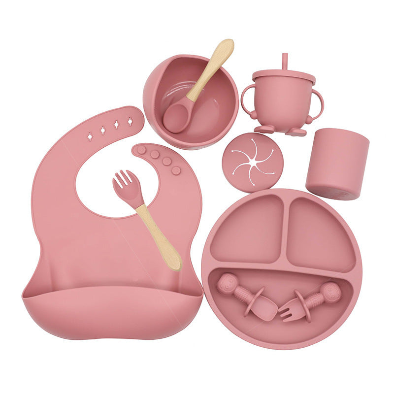 New Baby Silicone Feeding Set