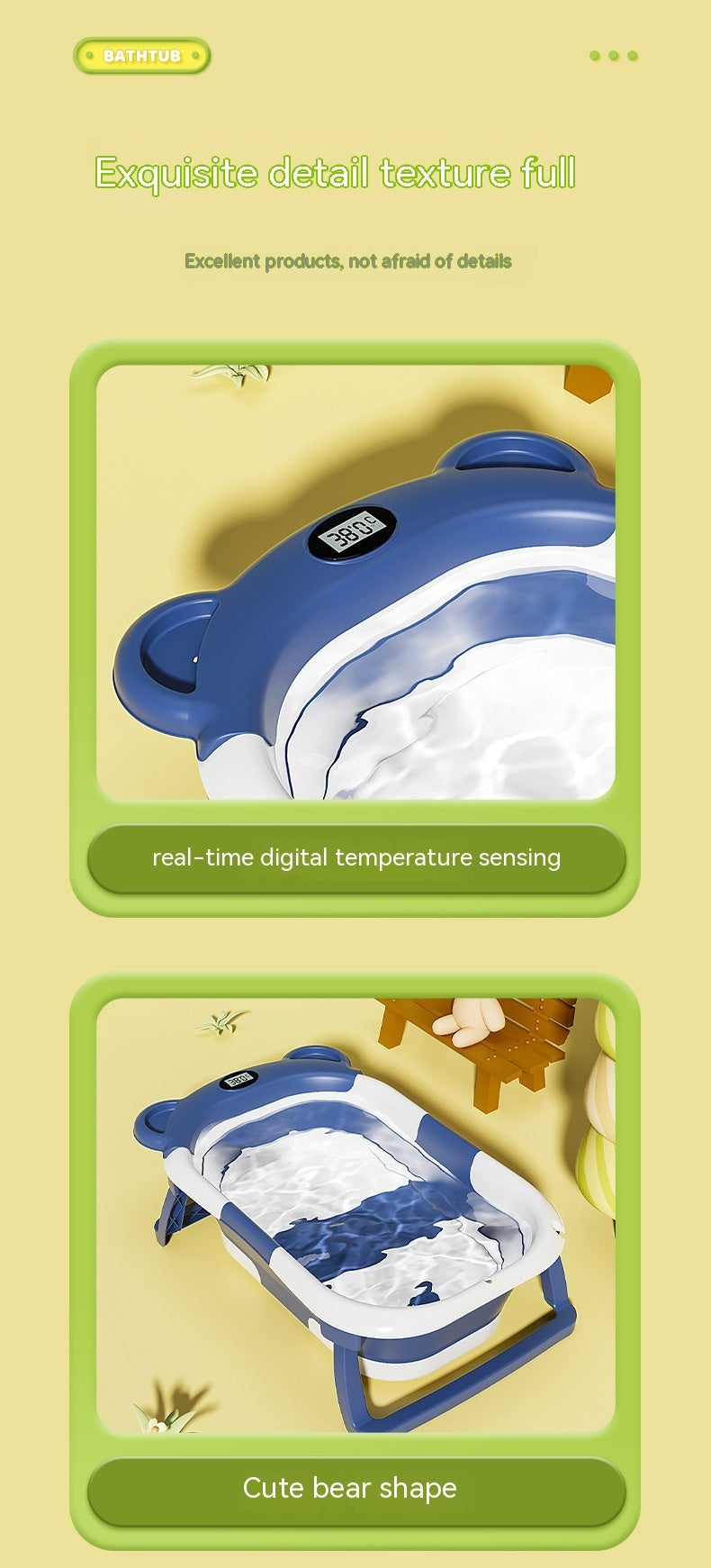 Household Newborn Baby Bathtub