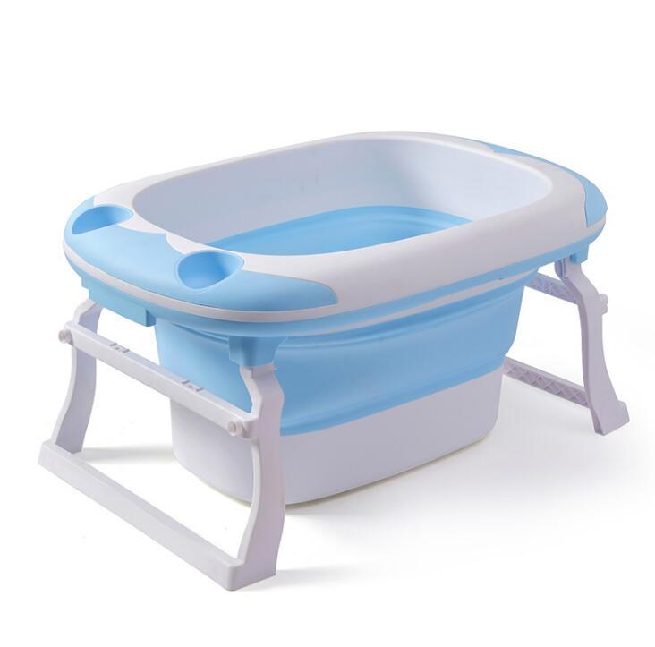 Baby folding bath tub