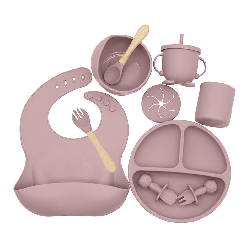 New Baby Silicone Feeding Set