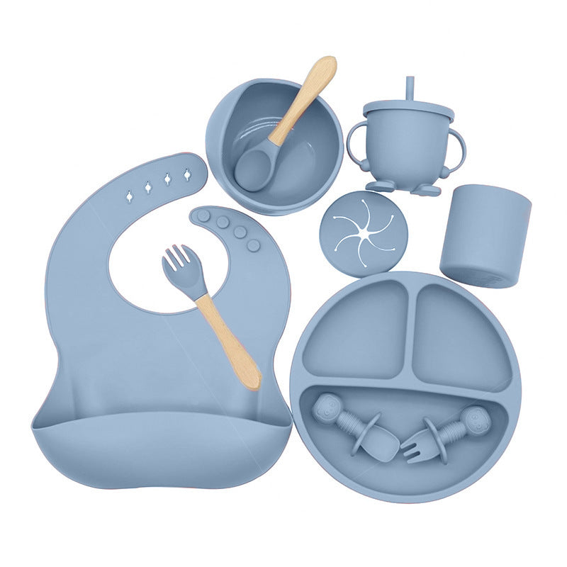 New Baby Silicone Feeding Set