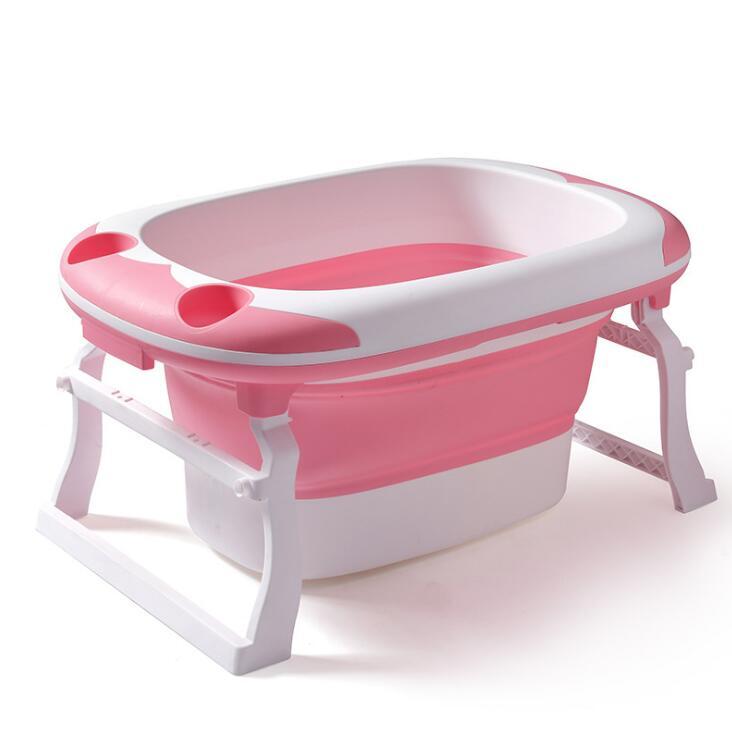 Baby folding bath tub