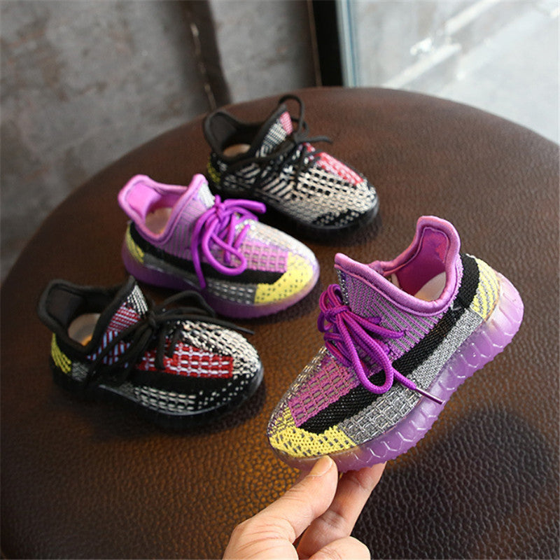 Breathable Flying Weaving Baby Shoes