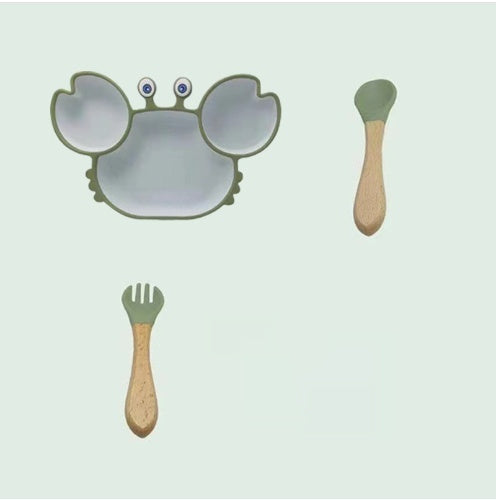 Silicone Baby Dishes Feeding Bowl