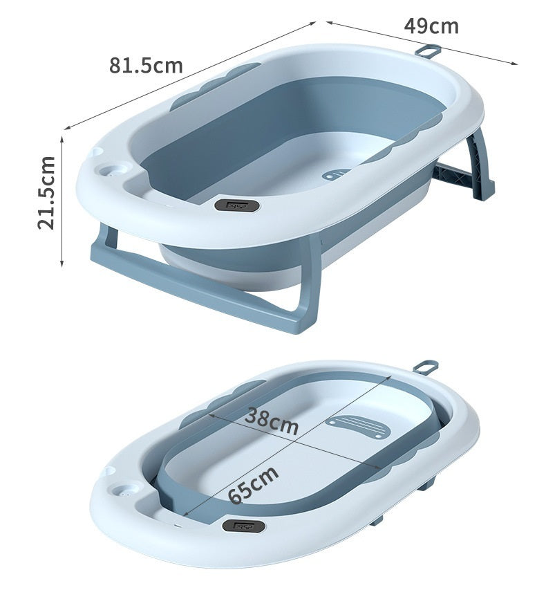 Foldable Temperature Sensitive Baby Bathtub
