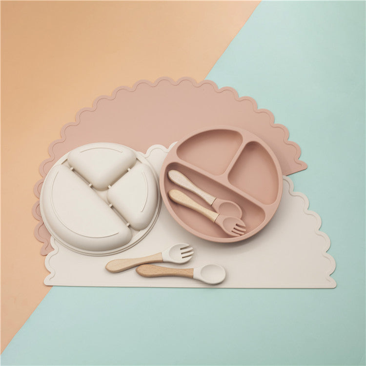 Silicone Meal Mat Feeding Set