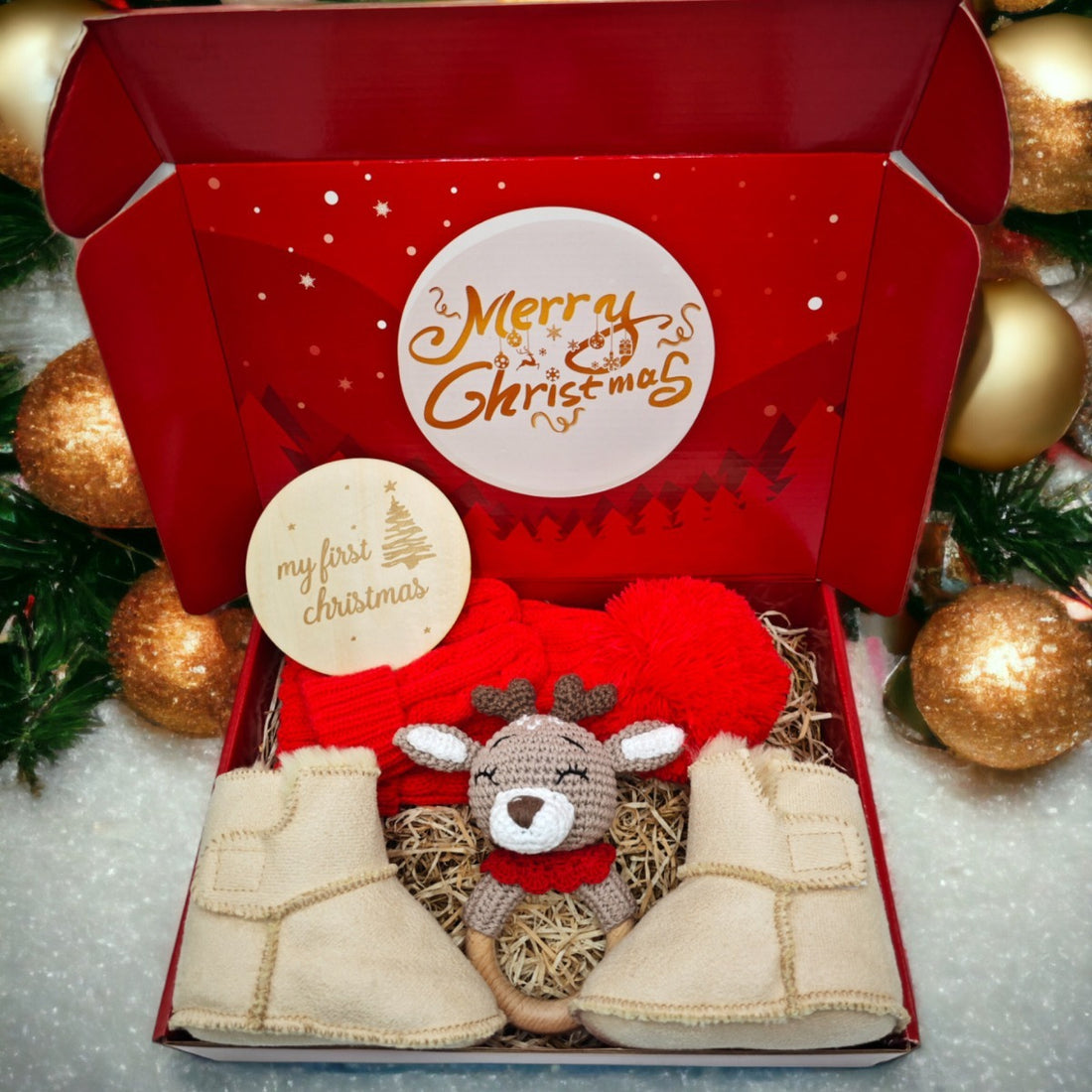 Christmas Reindeer Baby Toy