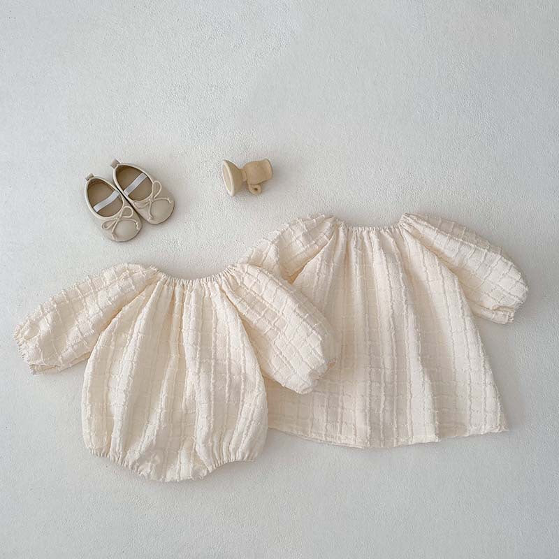Solid Color Baby Jumpsuit