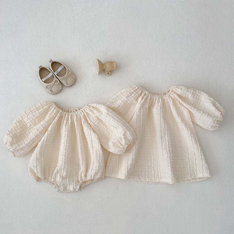 Solid Color Baby Jumpsuit
