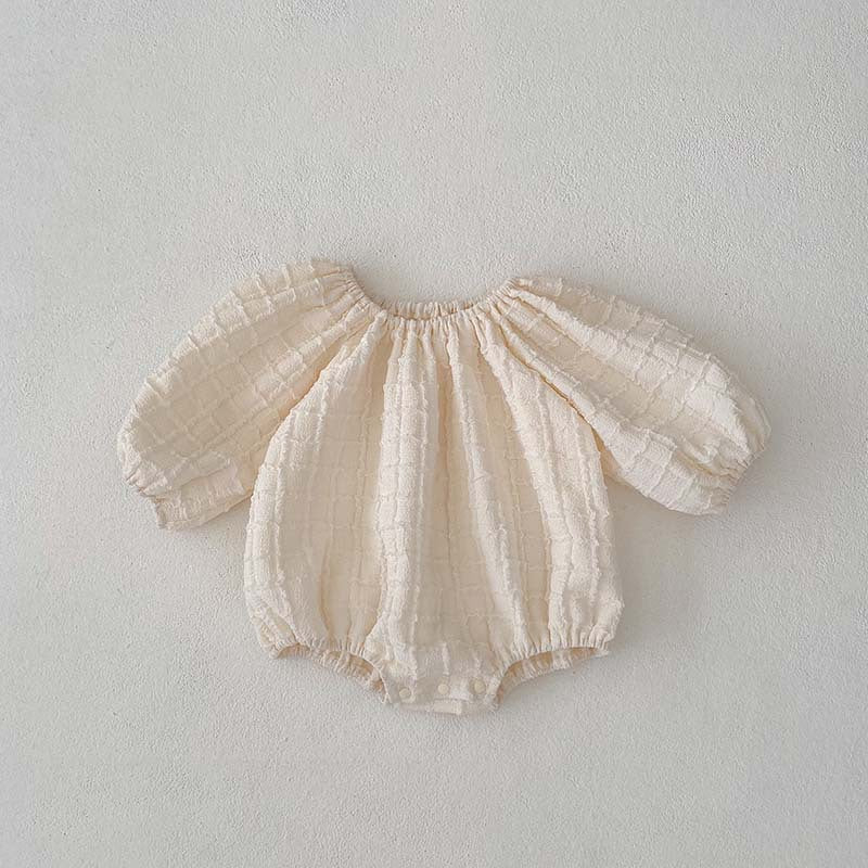 Solid Color Baby Jumpsuit