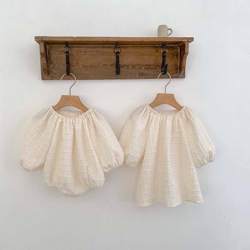 Solid Color Baby Jumpsuit