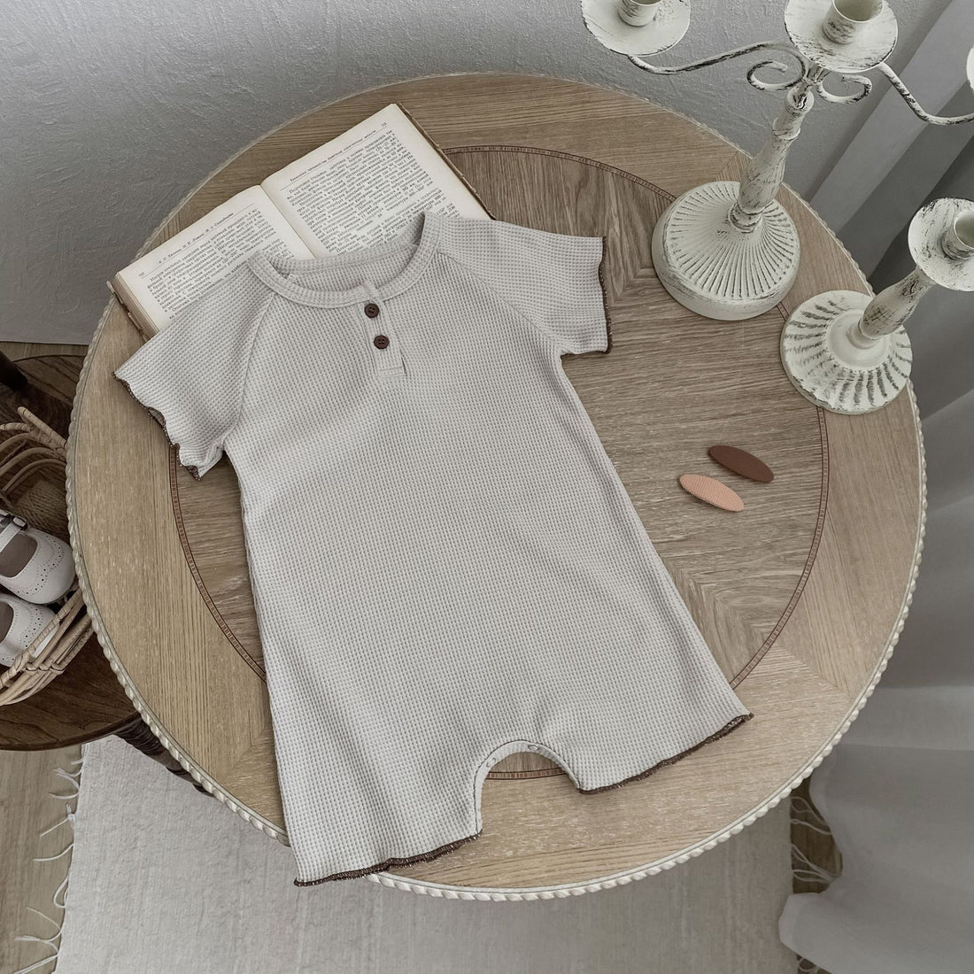 Short Sleeve Baby Rompers