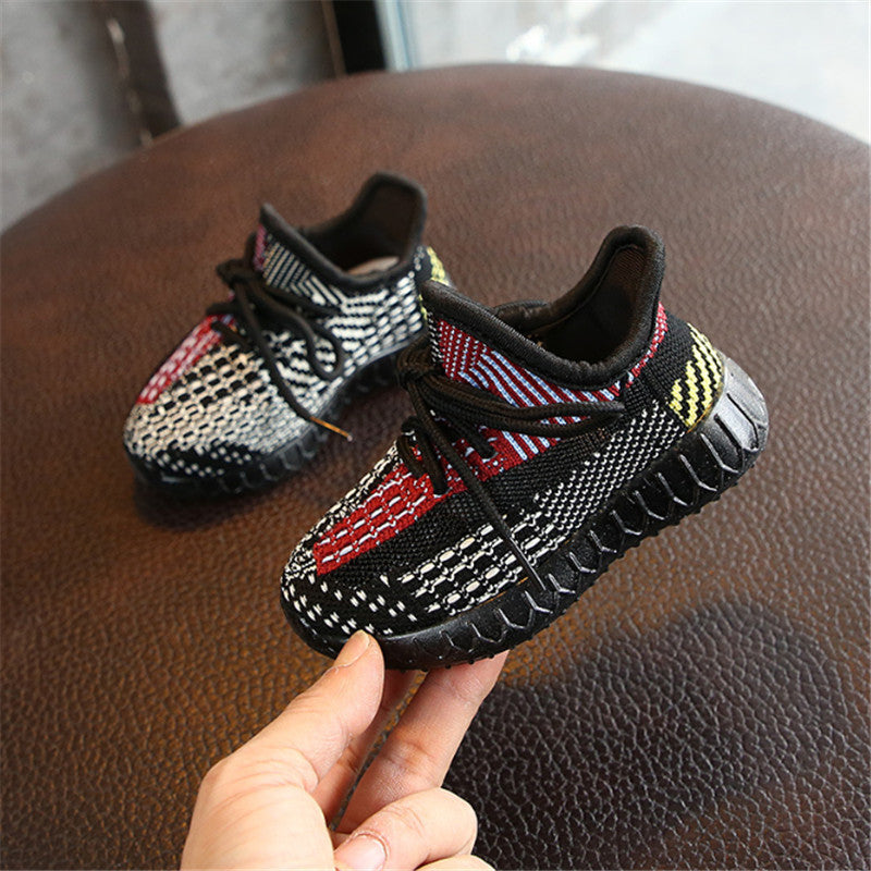 Breathable Flying Weaving Baby Shoes