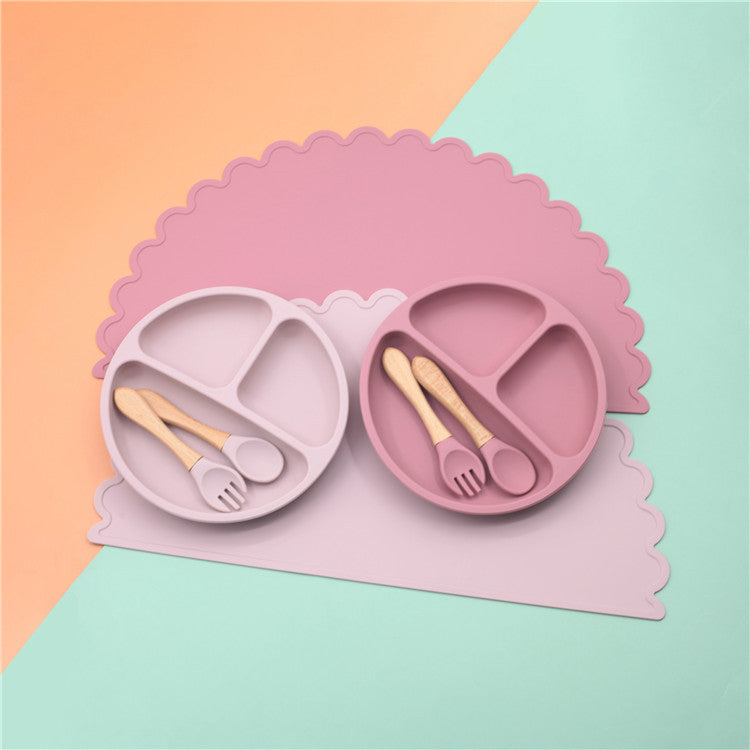 Silicone Meal Mat Feeding Set