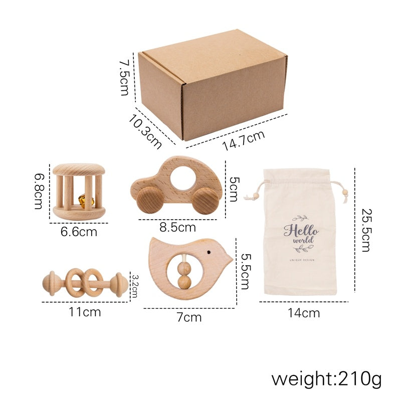Baby Buggy Hand Rattle Toy Set