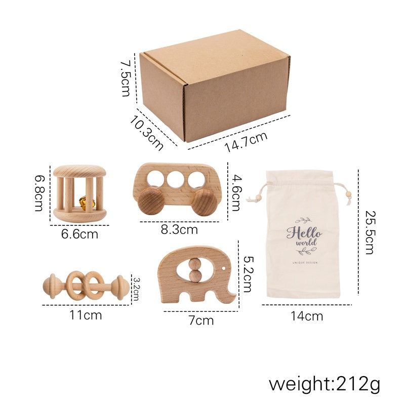 Baby Buggy Hand Rattle Toy Set